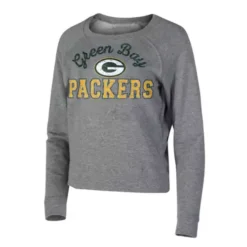 Concepts Sport Women's Green Bay Packers 2023 Mainstream Crewneck