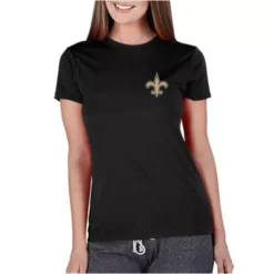 Concepts Sport Women's New Orleans Saints Marathon T-Shirt
