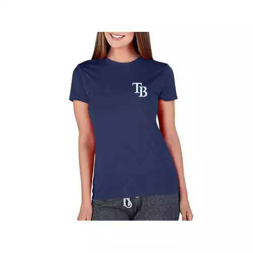 Concepts Sport Women's Tampa Bay Rays Marathon T-Shirt