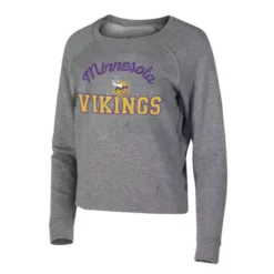 Concepts Sport Women's Minnesota Vikings 2023 Mainstream Crewneck