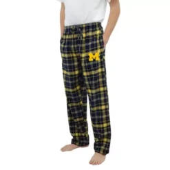 Concepts Sport Michigan Wolverines Flannel Pants