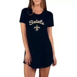 Concepts Sport Women's New Orleans Saints Marathon Nightshirt